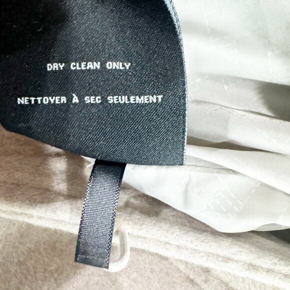 Cole Haan Wool Blend Faux Fur Trimmed Hooded Parka Coat Size 8 NWT - Picture 8 of 12